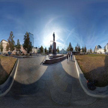 Памятник М. Горькому. Москва. Площадь Тверская Застава. Октябрь. 2023.