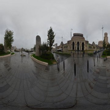 Центральный вход Павелецкого вокзала. Москва. Павелецкая площадь. Ноябрь. 2023.