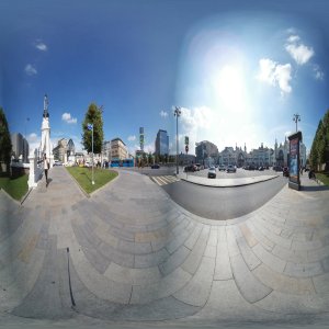 Площадь Тверская Застава. Белорусский вокзал. Москва. Июль 2025.
