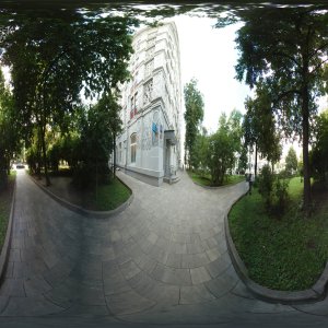 Угол «Дома с узорами». Ленинградский проспект. Москва. Июль 2025.