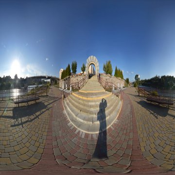 Фонтан Дружбы. Правонабережная ул. Беларусь. Гродно. Сентябрь 2023.