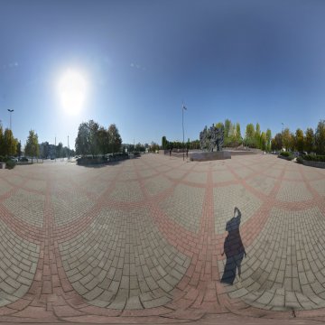 Памятник советским пограничникам. Ул. Поповича. Беларусь. Гродно. Сентябрь 2023.