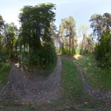 Дорожка в парке. Парк Лососна. Беларусь. Гродно. Сентябрь 2023.