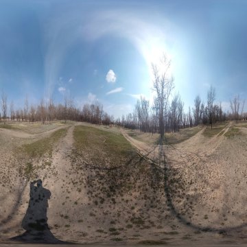 Волгоградская область. Окрестности Волжского. Песчаная поляна у Длинного озера. Март 2022